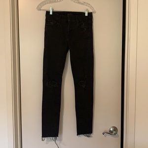 Mother Looker Ankle Fray